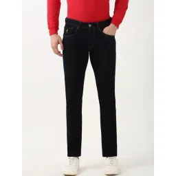 Peter England Navy Skinny Fit Jeans-picture-35