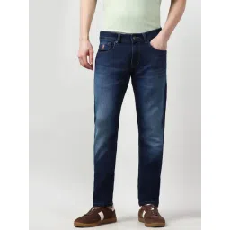 Peter England Navy Skinny Fit Jeans-picture-32