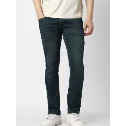 Peter England Navy Skinny Fit Jeans-picture-16