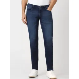 Peter England Navy Slim Fit Jeans-picture-33