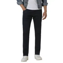 Peter England Navy Slim Fit Solid Jeans-picture-46