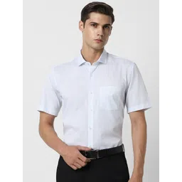 Peter England Printed Spread Collar Long Sleeves Regular Fit Formal Shirt-picture-11