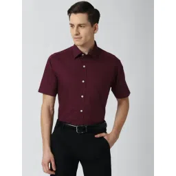 Peter England Purple Regular Fit Shirt-picture-44