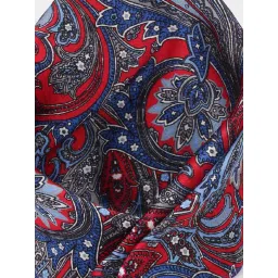 Peter England Red & Blue Printed Pocket Square image 4