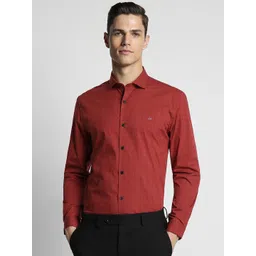 Peter England Slim Fit Checked Formal Shirt-picture-22