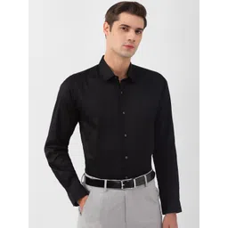 Peter England Slim Fit Spread Collar Long Sleeves Cotton Formal Shirt-picture-26