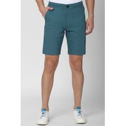 peter england Solid Men Blue Regular Shorts-picture-13