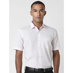 Peter England Spread Collar Cotton Regular Fit Formal Shirt-picture-26