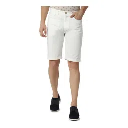 Peter England White Chino Shorts-picture-11