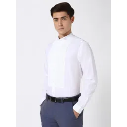 Peter England White Cotton Slim Fit Shirt-picture-45