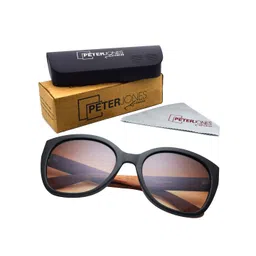 Peter Jones Eyewear Unisex Cateye Sunglasses with UV Protected Lens 2811BW-picture-10