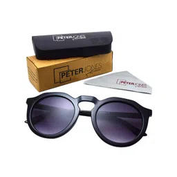 Peter Jones Eyewear Unisex Round Sunglasses with UV Protected Lens-3319B_S-picture-35
