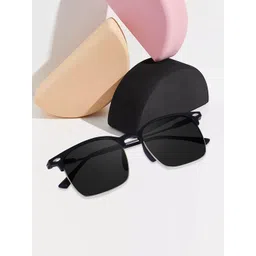 Peter Jones Eyewear Unisex Square Sunglasses with UV Protected Lens SG3911B-picture-29