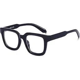Peter Jones Square Unisex Blue Light Blocking Computer/Gaming Glasses I Frame & Lenses I Large Size 51-16-150 MM, Comfortable Fit, Model AG3803F-picture-12