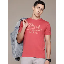 Petrol Men Typography Printed Pure Cotton T-shirt-picture-20