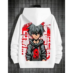 pezoz Men Full Sleeve Printed Hooded Sweatshirt-picture-12