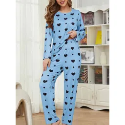 PHALIN Women Blue Night suits-picture-17