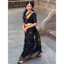 PHEASANT Woven Design Zari Banarasi Saree-picture-36