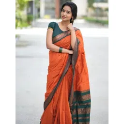 PHEASANT Woven Design Zari Banarasi Saree-picture-10