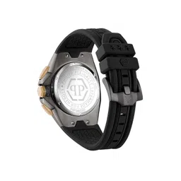 PHILIPP PLEIN Men Brass Dial & Textured Straps Analogue Watch PWTBA0323 image 2