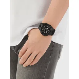 PHILIPP PLEIN Men Brass Dial & Textured Straps Analogue Watch PWTBA0623-picture-10