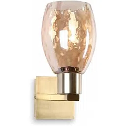 PHILIPS 20W Grandeur Wall Light | Brushed Bronze Wall Sconce with Hammered Glass | Elegant Indoor Accent Lighting for Bedroom, Living Room & Hallway | E27 Warm White, Pack of 1-picture-12