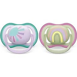 Philips Avent Ultra Air Soother - 2 x Light, Breathable Baby Soothers for Babies Aged 0‑6 Months, BPA-Free with Steriliser Carry Case (SCF085/59)-picture-14