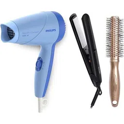 PHILIPS HP8142 Hair Dryer & HP8303 Hair Straightener With Premium Round Brush Personal Care Appliance Combo-picture-11