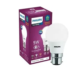 Philips Ace Saver 5W B22D 6500K Crystal White LED Bulb image 1