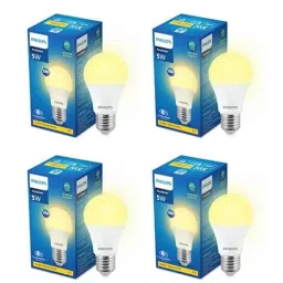 Philips AceSaver 5W E27 3000K Yellow LED Bulb (Pack of 4)-picture-18