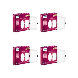 Philips Polycarbonate 15W Square Ultraglow LED Panel Ceiling Light - Pack of 4 (Natural White)-picture-25