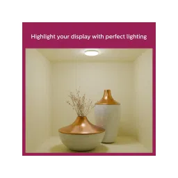 Philips Polycarbonate 5W Round Natural White LED Light - Pack of 2 image 5