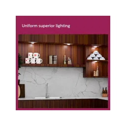 Philips Polycarbonate 5W Round Natural White LED Light - Pack of 2 image 3