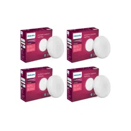 Philips Polycarbonate 5W Round Natural White LED Light - Pack of 4-picture-11