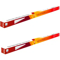 philips Ujjwal 20 Watts LED Batten (Pack of 2, White, Cool Day Light) 20 W 110.3 cm Tube Light image 1