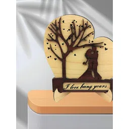 Phirki Studio Beige and Brown Wooden Curio Showpiece-picture-12