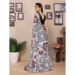 PHORIA STYLE Ethnic Motifs Embroidered Organza Saree image 4