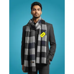 Pick Ur Needs Checkered Men Muffler-picture-18