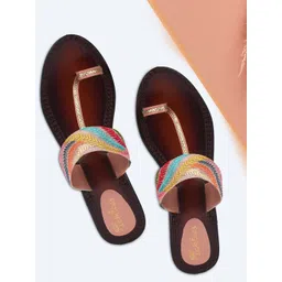 Picktoes Embellished One toe Block heels-picture-41