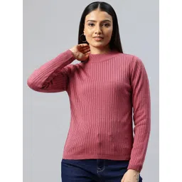 Pierre Carlo Acrylic Ribbed Pullover-picture-11