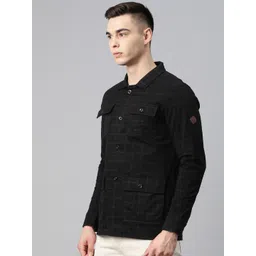 Pierre Carlo Men Checked Open Front Jacket image 3