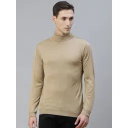 Pierre Carlo Men Khaki Pullover-image-32