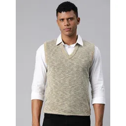 Pierre Carlo Men Self Design Sweater Vest-picture-39