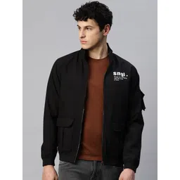 Pierre Carlo Men Typography Printed Sporty Jacket-picture-33