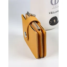 Pieru Unisex PU Zip Around Wallet image 3