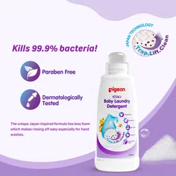 pigeon Liquid Detergent Laundry Liquid for Baby Clothes Fabric Care 500ml Bottle Fresh Liquid Detergent image 3