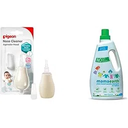 Pigeon Nose Cleaner Blister Pack&Mamaearth'S Plant Based Baby Laundry Liquid Detergent, with Bio-Enzymes and Neem Extracts, 1000Ml-picture-21