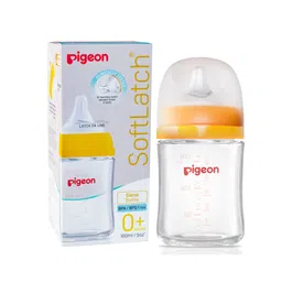 pigeon Wide Neck Glass Feeding Bottle, New Born/Infants/Toddler - 160 ml-picture-15