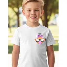 Piku Store Boys Printed Applique T-shirt-picture-29