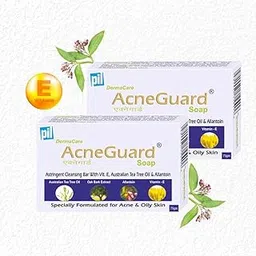 Pil Acneguard Soap | Clears Acne, Pimples, Clogged Pores | For Face And Body | Perfect Blend Of Natural Ingredients | Deeply Cleanses | Gentle | Refreshing (75gm Each, Pack of 2)-picture-46